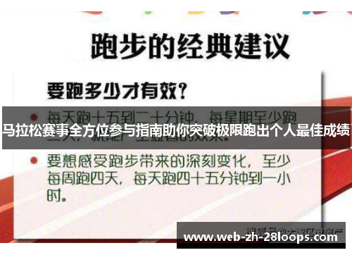 马拉松赛事全方位参与指南助你突破极限跑出个人最佳成绩 马拉松赛事全方位参与指南助你突破极限跑出个人最佳成绩